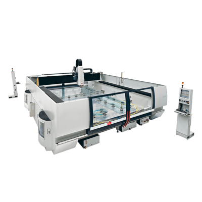 全自动切边磨边机